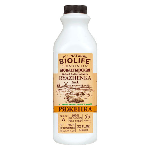 Kefir Ryazhenka Monastery – Probiotic – 31.99 fl oz (946.0ml)
